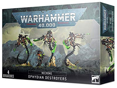 Games Workshop - Warhammer 40,000 - Necrons: Ophydian Destroyers, Black