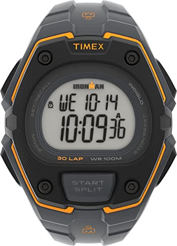 Timex Ironman TW5M48500 Herren-Armbanduhr Classic 45mm Digital Grau Resin Armband TW5M48500