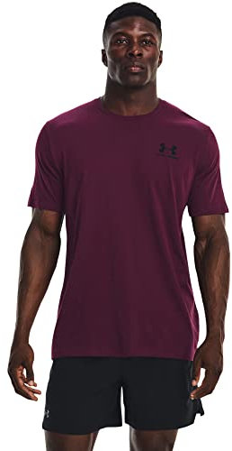 Under Armour Men's Sportstyle Left Chest Short-sleeve T-shirt Short Sleeve, Purple Stone, S