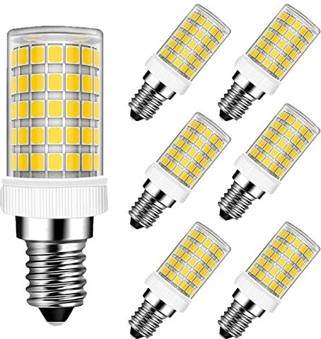 MAYCOLOR E14 10W LED Glühbirnen Ersetzt 80W, 800 Lumen, Kaltweiß 6000K, E14 Maiskolben Led Lampe für Innenbeleuchtung Wandleuchte Kronleuchter Deckenleuchte Nicht Dimmbar 6er Pack