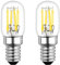 Akynite Glühbirne E14 LED 12V 3W Warmweiß 2700K, 250LM, AC DC 12V E14 Kerze Warmweiss Ersetzt E14 25W Glühlampe, Klein 12V LED Lampe für Camping Garten, nicht dimmbar, 2er-Set