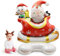 Weihnachtsschmuck, Feiertagsdekoration, aufblasbare Weihnachtsdekoration, Weihnachtsbaum, Weihnachtsmann, Rentier, Schneemann, Schlauchboote, Partyzubehör, aufblasbare Dekorationen im Vorgarten ( Colo