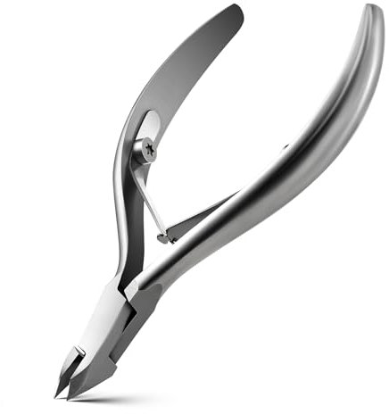 FVION Coupe-Cuticules, Pinces à Cuticules en Acier Inoxydable, Ciseaux à Cuticules pour Les Ongles, Outils de Manucure Pédicure (4mm)