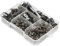 JNNJ 177 Pcs Kit de Boulons de Carénage de Motos, Ensemble de Vis D'écrou de Rondelle de Pare-Brise, Clip de Fixation Universel En Aluminium pour Les Sports Motorisés Et La Course de Moto(Titane)