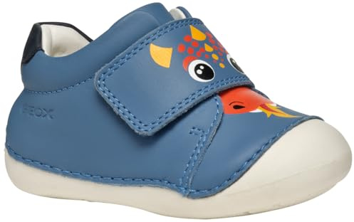 Geox Baby Boys B TUTIM C Sneaker, 1 UK Child Turquoise