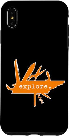 Hülle für iPhone XS Max Entdecken Sie Tennessee Multitool Tennessean Outdoor Camping Ausrüstung