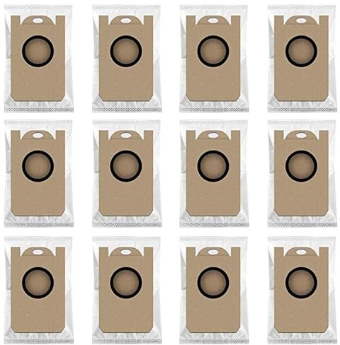 GYing GY Lot de 12 sacs à poussière pour Honiture Q6 SE, Q5, Q6, Q6 PRO, Laresar L6 Pro, Imou L11 Pro, Airrobo T10+, pour aspirateur Neabot N2 non tissé, sacs à poussière, pièces de rechange