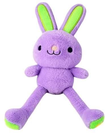 Bauer - Stretch Buddies Kuscheltier Hase, 38 cm, lustiges Stofftier XL mit Langen Armen & Beinen zum Strecken, extrem Flauschiges Plüschtier, Geschenk für Kinder ab 0 Jahren (12284)