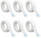 Lusofie 8 Rollen Stoffband Wimpernband Weißes 0,5 Zoll X 10 Yard Wimpern Klebeband Für Wimpernverlängerung Wimpernverlängerungsband Micropore Tape Wimpern Zubehör Für Empfindliche Haut Make-Up