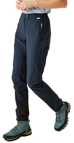 Regatta Mountain Trekkinghose gefüttert Wanderhose Walkinghose Damen schwarz schwarz