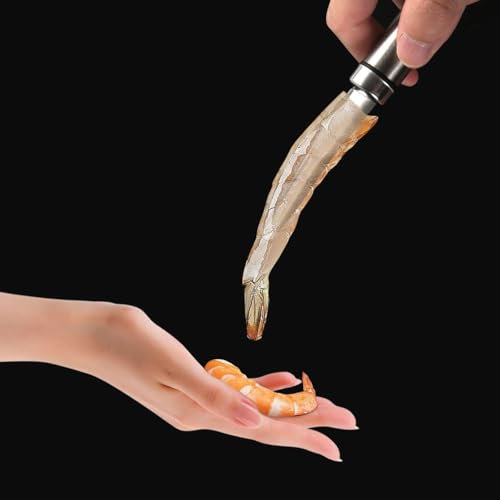 3 peladores multifuncionales de camarones y pescados multifuncionales, cuchillo de acero inoxidable, herramienta de equipo, fácil de limpiar