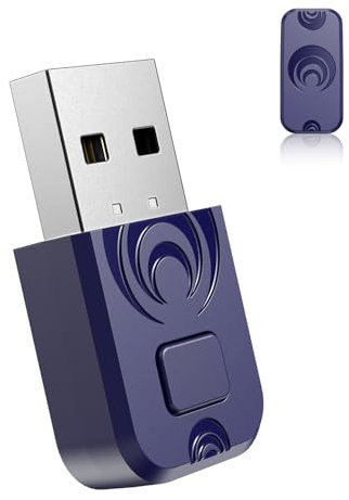 Clé USB EasySMX X15 Manette PC sans Fil Rechargeable, EasySMX Clef USB Nano USB pour EasySMX X15 Manette PC sans Fil, Manette Mobile Switch(Manette Non Incluse)