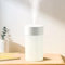 Mini humidificador de 260 ml, humidificador recargable portátil USB aire 30dB Humidificador de aire frío tranquilo con luz nocturna ajustable para la oficina de la oficina de (Blanco)