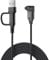 For Garmin charger cable, 2 in 1 For Garmin Watch Charger Cable compatible with Venu 2 2S 3 SQ SQ 2 Fenix 5 6 7 7S 8 vivoactive 5 4 4S 3 forerunner 45 55 235 245 745 945 955 185 instinct 2 2S (Elbow)