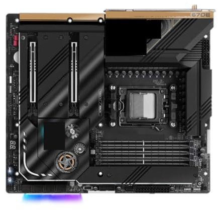 Supporto scheda madre X670E 9900X 8400F 7800X3D 7700 7500F CPU 4xDDR5 7800 4xM.2 PCIe 5.0
