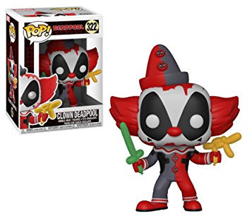 Funko POP! Marvel: Deadpool Playtime - Deadpool Clown - Collectable Vinyl Figure - Gift Idea - Official Merchandise - Toys for Kids & Adults - Comic Books Fans - Model Figure for Collectors