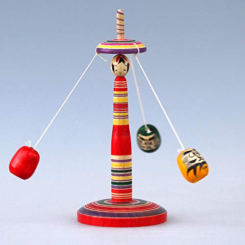 Chikuen Japanisches Holzkarussell Daruma