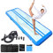 JOOLOOG Aufblasbare Gymnastikmatte 2-8m Turnmatte, 10/20cm Dicke Air Matte mit Pumpe, Tumbling Matten für Yoga, Fitness, Kinder Zuhause & Garten，Blau