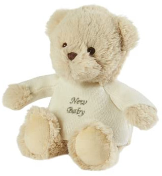 Warmies® Fully Heatable Soft Toy Scented with French Lavender - New Baby Teddy