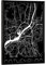 artboxONE Poster mit schwarzem Rahmen 18x13 cm Städte Gothenburg Sweden Retro Map 2 - Bild Retro Sweden Blackwhite