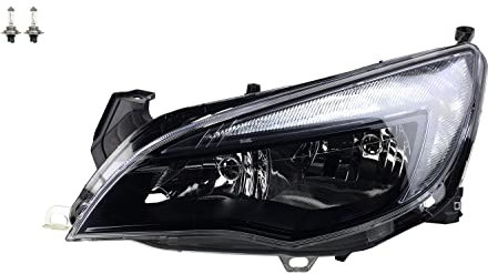 Johns, Scheinwerfer passend für Opel Astra J 09/12- la. links + Leuchtmittel