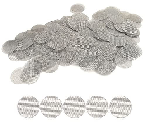 150 filtri in acciaio inox per tubi in metallo per fumare, filtri a rete fine (2 cm)