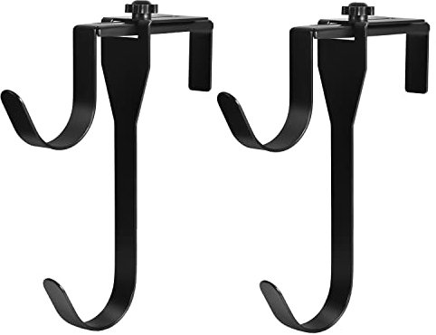TOYMIS 2 Piezas Colgador para Postes de Piscina, Resistente Ajustable Ganchos para Postes de Piscina Soporte para Postes de Piscina para Sujetar Accesorios de Piscina en Valla de Piscina