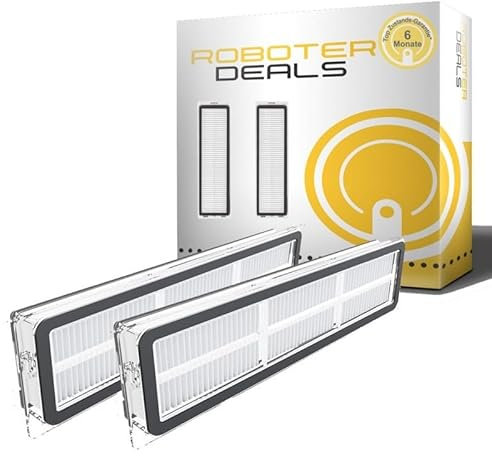 Roboter Deals - Feinstaubfilter, Ersatzfilter (2 Stück) für Dreame D9 Plus Staubsaugroboter