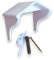 Generic Door bell rain cover hood to fit ring door bell (White)