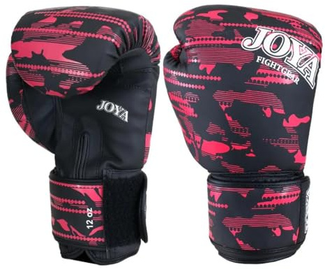 JOYA Kickbox Handschuhe Camo V2 - Hergestellt aus hochwertigem Kunstleder - Kampfsport Sparring Handschuhe - Muay Thai Kickboxen - Boxhandschuhe - Punchinghandschuhe Joya Fight Gear