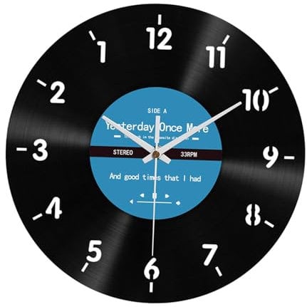 perfk Rückwärtsuhr, gegen den Uhrzeigersinn, Wanduhr, dekorative Uhr für Wohnzimmer, Schlafzimmer, Wandkunst-Dekorationen