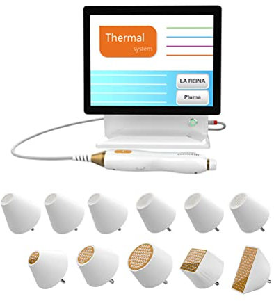 Depth 8 RF Fractional Microneedle Microcurrent Machine for wrinkle removal face lifting and skin tightening, Skin Rejuvenation Rf Machine for Stretch marks removal