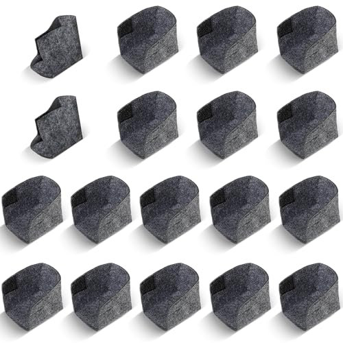 16 Stück Bodenschoner Bierzeltgarnitur Filz Schutz Füße Bierbank Schoner 3.5 * 6 * 6cm Tischbeinschützer Bierbank Bodenschoner Filz für Bierzeltgarnitur Party Gartentische Stühle