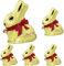 Lindt Schokolade GOLDHASE Glamour Edition Gold | 100 g GOLDHASE | Premium Vollmilch-Schokolade in Hasenform zu Ostern | Osterschokolade | Schokoladengeschenk | Schokoladenhase | Osterhase