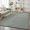 the carpet Cosy kuschelig Warmer Fellteppich, weich und elegant, waschbar und Fußbodenheizung geeignet, Öko-Tex Zertifiziert, Grün, 120 x 160 cm