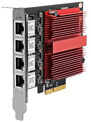 Carte Ethernet PCIe 2.5G avec Puce Intel I226, Adaptateur réseau Gigabit 2500Mbps à Carte réseau PCIE X4 X8 X16, Carte Ethernet Gigabit PCI Express pour Windows 10/11/Linux/PVE/ESXi