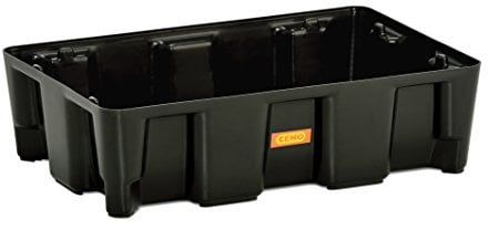 CEMO 10704 PE-Auffangwanne 25 HD, schwarz, 25 L