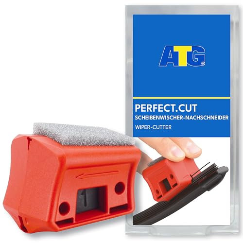 ATG® Scheibenwischerschneider für Auto - Professioneller Scheibenwischernachschneider - Universal Scheibenwischer Messer - Einfach & mühelos Wischerblätter nachschneiden - Wischerblatt Schneider