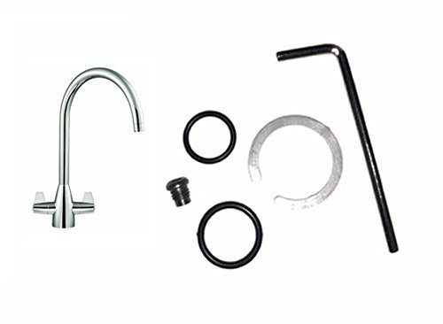 Kit de réparation de robinet Franke Davos J - Joint torique en caoutchouc inoxydable - Bec pivotant - Tap Magician