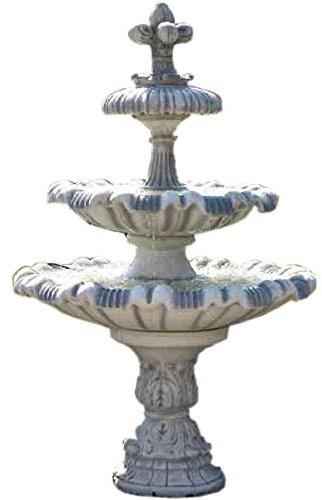 Steinbrunnen Springbrunnen Brunnen Kaskadenbrunnen Zierbrunnen Beckenbrunnen Wasserspiel Gartenbrunnen Höhe: 196cm