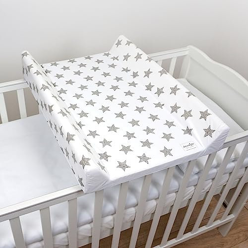 Wickelunterlage 80x50 cm für Babybett 140x70 cm - Sterne