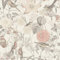 Papier peint fleurs et oiseaux 372762 | Papier peint botanique intissé | Papier peint rose, noir et blanc | Papier peint romantique chic