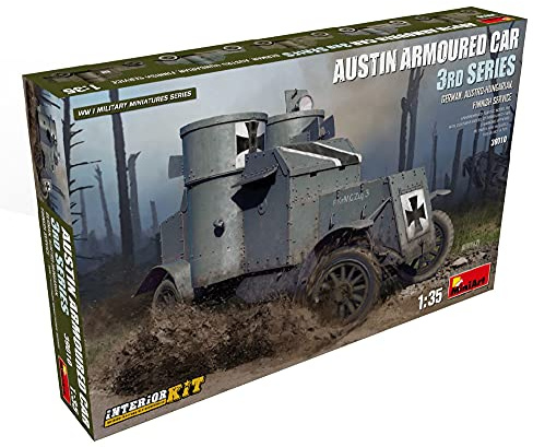 Miniart MIN39010 WWI 1:35-Austin Panzerauto (deutsch/finnisch), versch.