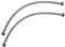 AERZETIX - C50979 - Lot de 2 - Tuyau de raccordement flexible - 400mm - 1/2 Femelle/Femelle - robinet mitigeur sanitaire cuisine salle de bain plomberie