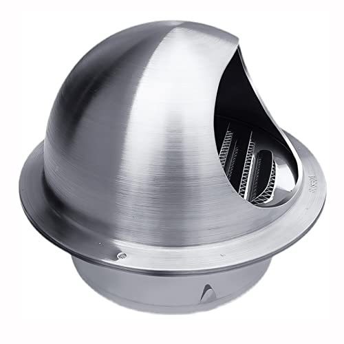 FEIYIQINGSHE Comignoli Girevoli in Acciaio Inossidabile,Fumaiolo,Cappuccio di Ventilazione dell'Acciaio Inossidabile,per L'appartamento, La Decorazione della Casa, L'Ufficio (50-400 Mm),100mm/3.94in