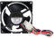 BQLZR Reemplazo del motor de ventilador del evaporador del refrigerador 12V 0.16A para DA81-06013A