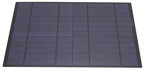 Panel Solar de 6V y 10W, placa de cargador Solar de silicio policristalino de 1660mA para Camping, senderismo, montañismo, potencia suficiente resistente a la deformación