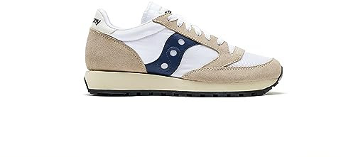 Saucony Jazz Original Vintage, Sneaker Donna, Bianco Blu, 42 EU
