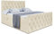 ALTDECOR Boxspringbett mit Matratze und Lattenrost, Boxbett, Fußteil, Topper, Polsterbett mit Bettkasten, Bett mit Stauraum H3-Matratze, Doppelbett, Springboxbett - Amay - 180x200 - Beige Monolith 04