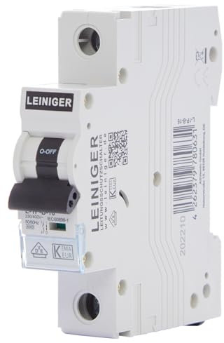 LEINIGER Leitungsschutzschalter/LS-Schalter/Sicherungsautomat/Sicherung / 1-Polig / 3-Polig/B oder C / 2A - 63A / VDE zertifiziert (1-Polig C: 6A)